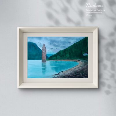 Original watercolor painting "Resilience"