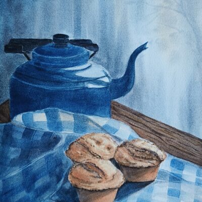 Original watercolor painting "Memories"