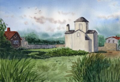 Original watercolor painting "Quiet Grace"